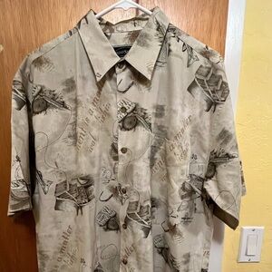 Mens Field and Stream Dress Shirt Sz L
